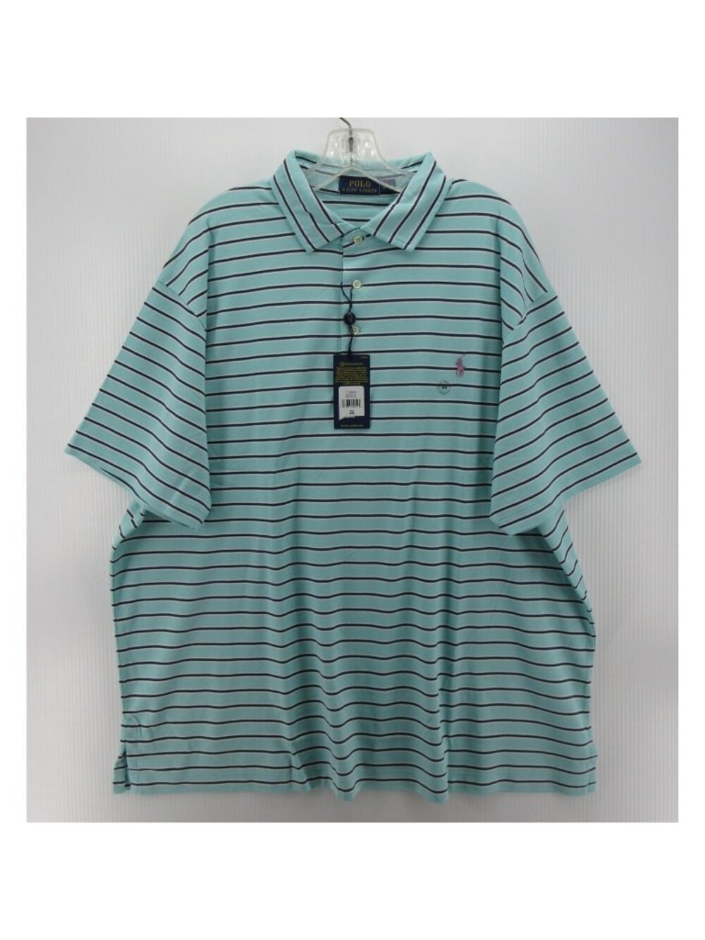 Polo Ralph Lauren Polo Shirt 2XB Big Pima Soft Touch Striped Pony